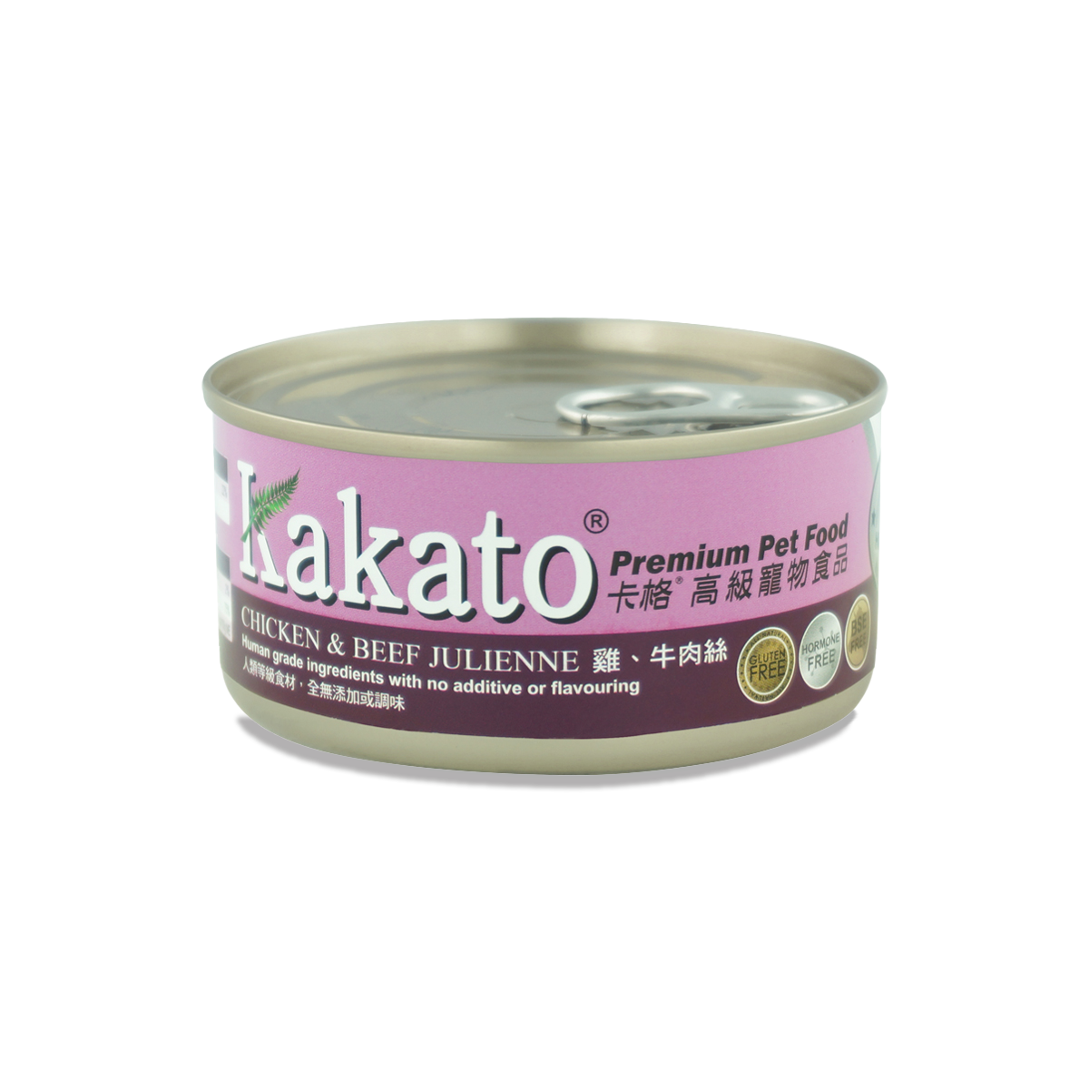 28a.Kakato - 卡格雞+牛肉絲罐頭(適合貓狗使用)_TD0804THK_170g