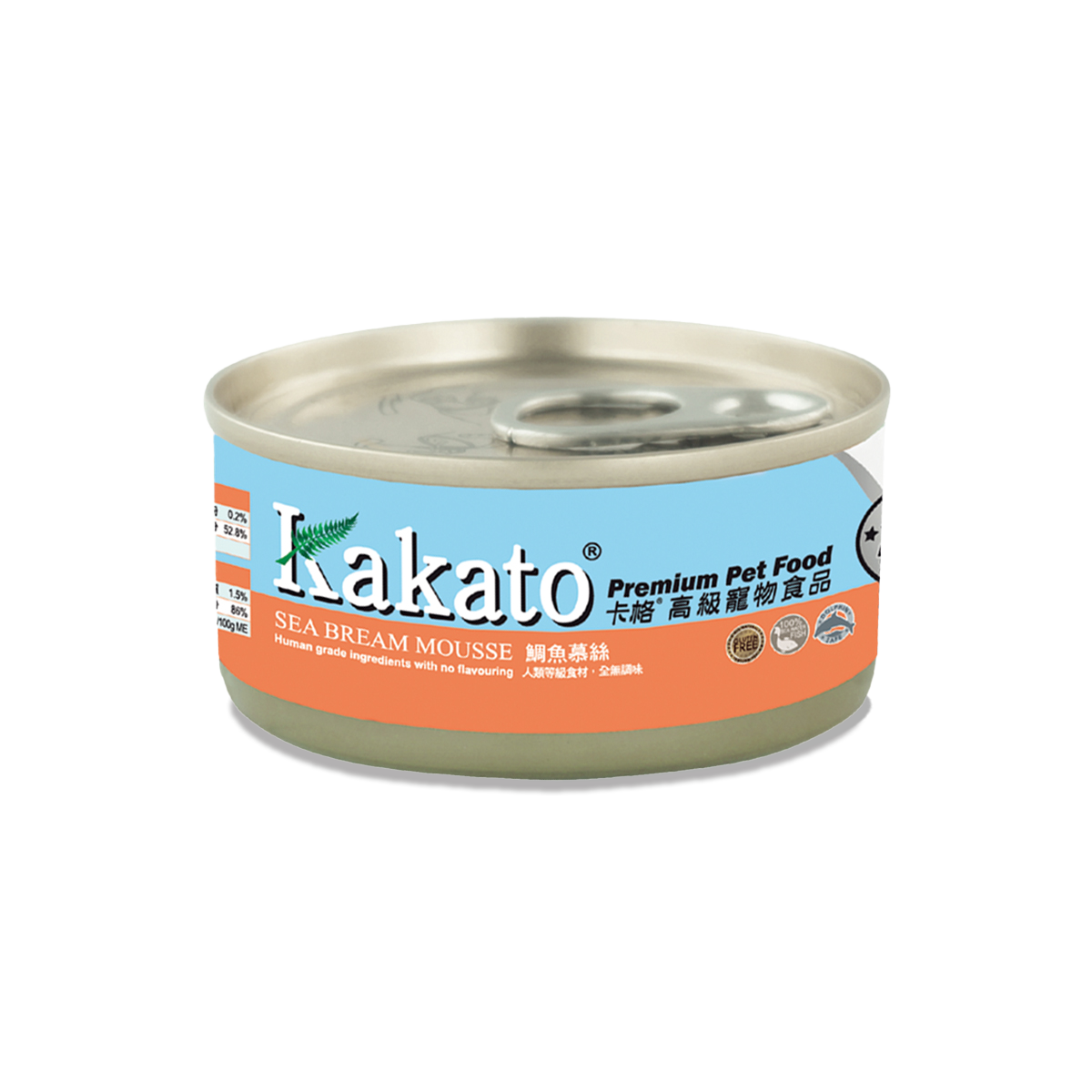 9a.Kakato - 卡格鯛魚慕絲罐頭(適合貓狗使用)_TD0709THK_70g